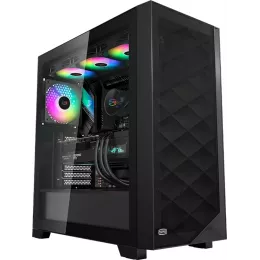 Корпус PcCooler C3D510 BK ARGB черный без БП ATX 5x120mm 5x140mm 2xUSB3.0 audio bott PSU