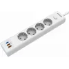 Сетевой фильтр Philips CHP4346WA/51 2м (4 розетки) белый (коробка)