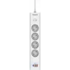 Сетевой фильтр Philips CHP4346WA/51 2м (4 розетки) белый (коробка)