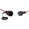 Сетевой удлинитель Buro BU-PS1.10/R 10м (1 розетка) красный (коробка)