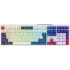 Клавиатура Оклик 725G белый/красный USB Multimedia for gamer LED (2070294) кабель 1.8м