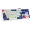 Клавиатура Оклик 725G белый/красный USB Multimedia for gamer LED (2070294) кабель 1.8м