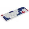 Клавиатура Оклик 725G белый/красный USB Multimedia for gamer LED (2070294) кабель 1.8м
