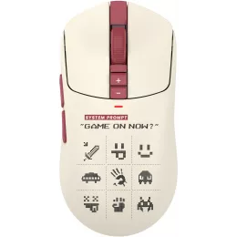 Мышь A4Tech Bloody R72 Ultra Duo белый/красный оптическая 20000dpi беспров. USB/USB-C 7but (R72 ULTRA DUO PIXELS RED)