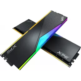 Память DDR5 2x16GB 6400MHz A-Data AX5U6400C3216G-DCLARBK XPG Lancer RGB RTL Gaming PC5-51200 CL32 DIMM 288-pin 1.35В kit dual rank с радиатором Ret
