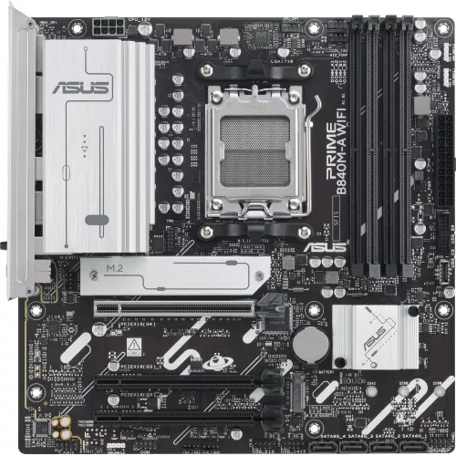 Материнская плата Asus PRIME B840M-A WIFI Socket AM5 AMD B840 4xDDR5 mATX AC`97 8ch(7.1) 2.5Gg RAID+HDMI+DP