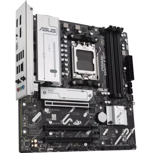 Материнская плата Asus PRIME B840M-A WIFI Socket AM5 AMD B840 4xDDR5 mATX AC`97 8ch(7.1) 2.5Gg RAID+HDMI+DP