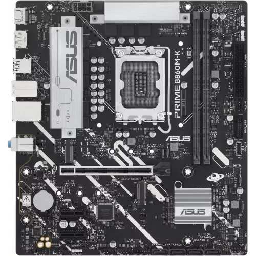 Материнская плата Asus PRIME B860M-K Soc-1851 Intel B860 2xDDR5 mATX AC`97 8ch(7.1) 2.5Gg RAID+HDMI+DP