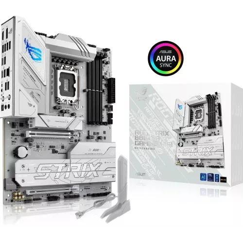 Материнская плата Asus ROG STRIX B860-A GAMING WIFI Soc-1851 Intel B860 4xDDR5 ATX AC`97 8ch(7.1) 2.5Gg RAID+HDMI+DP