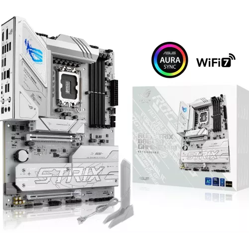 Материнская плата Asus ROG STRIX B860-A GAMING WIFI Soc-1851 Intel B860 4xDDR5 ATX AC`97 8ch(7.1) 2.5Gg RAID+HDMI+DP