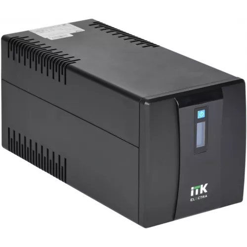 Источник бесперебойного питания ITK Electra 720Вт 1200ВА черный