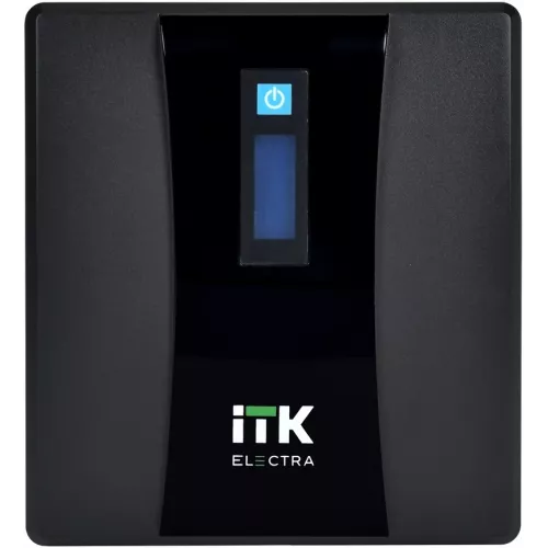 Источник бесперебойного питания ITK Electra 720Вт 1200ВА черный