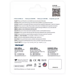 Накопитель SSD Patriot PCIe 4.0 x4 1000GB P400VP1TBM28H P400 V4 M.2 2280