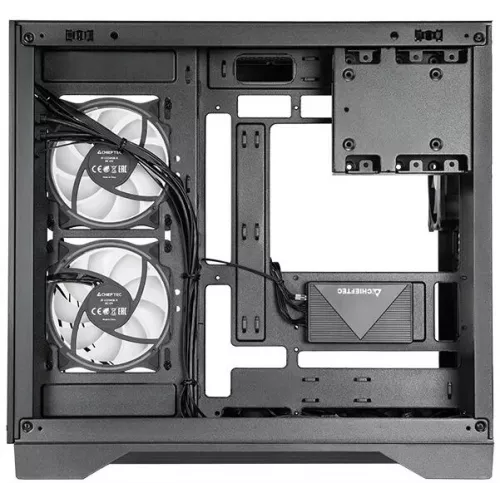 Корпус Chieftec Visio черный без БП ATX 9x120mm 2x140mm 1xUSB3.1 audio bott PSU