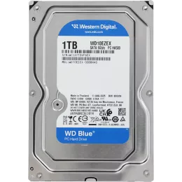 Жесткий диск WD SATA-III 1TB WD10EZEX Desktop Caviar Blue (7200rpm) 64Mb 3.5"