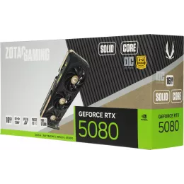 Видеокарта Zotac PCI-E 5.0 RTX 5080 SOLID CORE OC NVIDIA GeForce RTX 5080 16Gb 256bit GDDR7 2640/30000 HDMIx1 DPx3 HDCP Ret