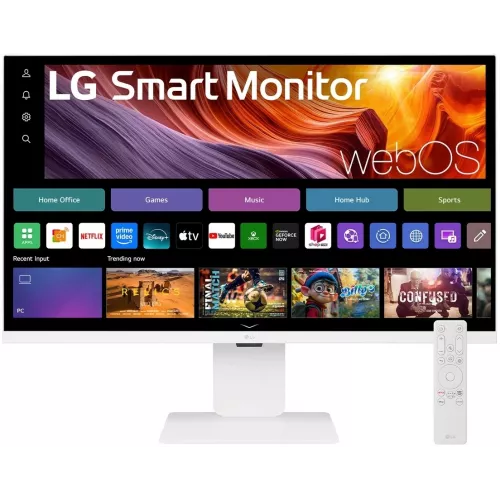Монитор LG 31.5" UltraFine 32U830SA-W белый IPS LED 16:9 HDMI M/M матовая HAS 1000:1 400cd 178гр/178гр 3840x2160 60Hz 4K USB 7.7кг