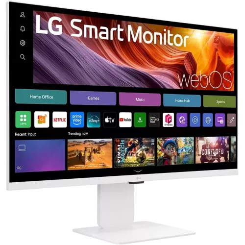 Монитор LG 31.5" UltraFine 32U830SA-W белый IPS LED 16:9 HDMI M/M матовая HAS 1000:1 400cd 178гр/178гр 3840x2160 60Hz 4K USB 7.7кг