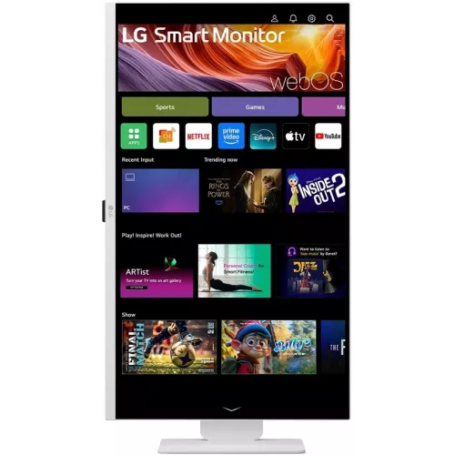 Монитор LG 31.5" UltraFine 32U830SA-W белый IPS LED 16:9 HDMI M/M матовая HAS 1000:1 400cd 178гр/178гр 3840x2160 60Hz 4K USB 7.7кг