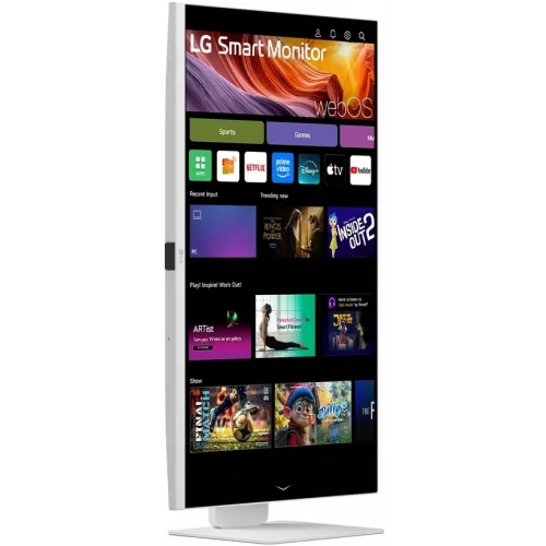 Монитор LG 31.5" UltraFine 32U830SA-W белый IPS LED 16:9 HDMI M/M матовая HAS 1000:1 400cd 178гр/178гр 3840x2160 60Hz 4K USB 7.7кг