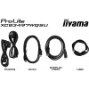 Монитор Iiyama 34" ProLite XCB3497WQSNPH-B1 черный VA LED 21:9 HDMI M/M Cam матовая HAS Piv 3000:1 350cd 178гр/178гр 3440x1440 120Hz FreeSync Premium DP UW USB 9.7кг