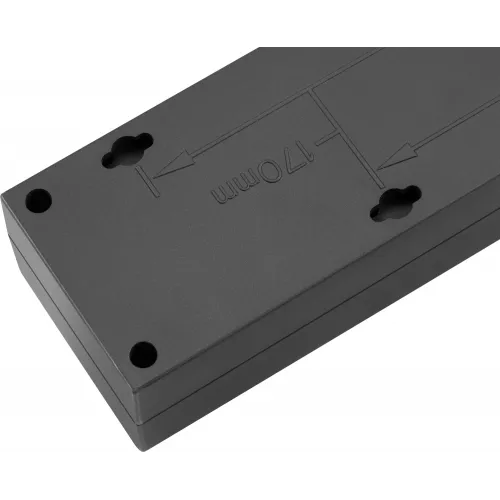Сетевой фильтр Buro 600SE-16-1.8-B 1.8м (6 розеток) черный (коробка)