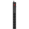Сетевой фильтр Buro 600SE-1.8-USB-B 1.8м (6 розеток) черный (коробка)