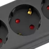 Сетевой фильтр Buro 600SE-1.8-USB-B 1.8м (6 розеток) черный (коробка)