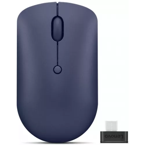 Мышь Lenovo 540 USB-C Wireless Compact темно-синий оптическая 2400dpi беспров. USB-C для ноутбука 3but (GY51D20871)