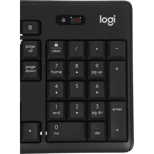 Клавиатура + мышь Logitech MK370 клав:черный мышь:черный/черный USB беспроводная BT Multimedia (920-012082)