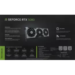 Видеокарта MSI PCI-E 5.0 RTX 5080 16G VENTUS 3X OC PLUS NVIDIA GeForce RTX 5080 16Gb 256bit GDDR7 2640/30000 HDMIx1 DPx3 HDCP Ret