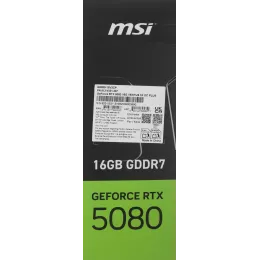 Видеокарта MSI PCI-E 5.0 RTX 5080 16G VENTUS 3X OC PLUS NVIDIA GeForce RTX 5080 16Gb 256bit GDDR7 2640/30000 HDMIx1 DPx3 HDCP Ret