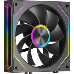 Вентилятор для корпуса PcCooler F3 X120R Reverse ARGB 120х120x25 черный 4-pin 28.4дБ (F3X12R-BKAC-GL) Ret