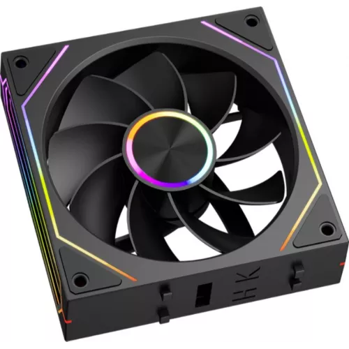 Вентилятор для корпуса PcCooler F3 X120R Reverse ARGB 120х120x25 черный 4-pin 28.4дБ (F3X12R-BKAC-GL) Ret