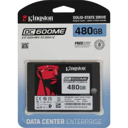 Накопитель SSD Kingston SATA-III 480GB SEDC600ME/480G DC600M 2.5" 1 DWPD