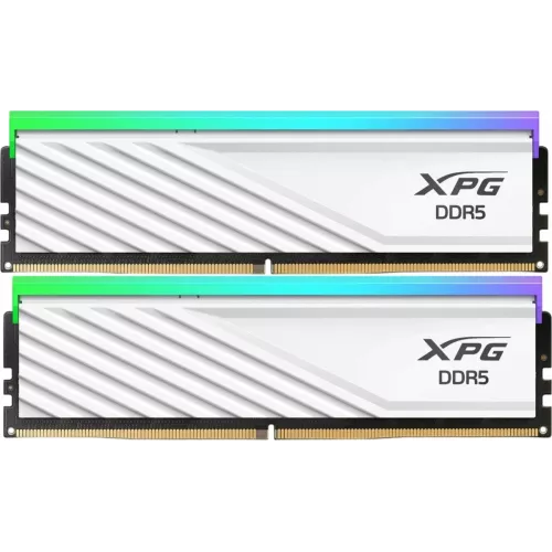 Память DDR5 2x16GB 6000MHz A-Data AX5U6000C3616G-DTLABRWH XPG Lancer Blade RGB RTL Gaming PC5-48000 CL36 DIMM ECC 288-pin 1.35В kit single rank с радиатором Ret