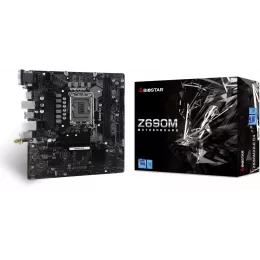 Материнская плата Biostar Z690MX2-E D4 Soc-1700 Intel Z690 2xDDR4 mATX AC`97 8ch(7.1) 2.5Gg RAID+VGA+DVI+HDMI