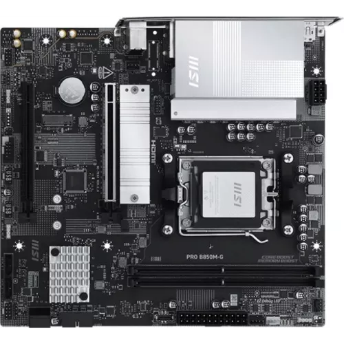 Материнская плата MSI PRO B850M-G Socket AM5 AMD B850 2xDDR5 mATX AC`97 8ch(7.1) 5Gigabit RAID+HDMI+DP