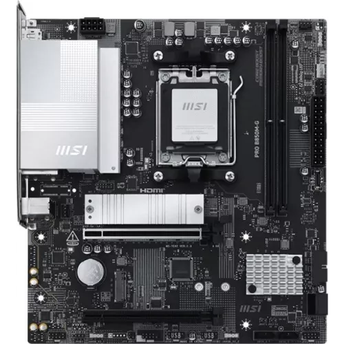 Материнская плата MSI PRO B850M-G Socket AM5 AMD B850 2xDDR5 mATX AC`97 8ch(7.1) 5Gigabit RAID+HDMI+DP