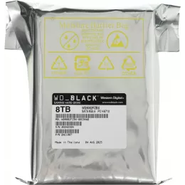 Жесткий диск WD SATA-III 8TB WD8002FZBX Desktop Black (7200rpm) 256Mb 3.5"