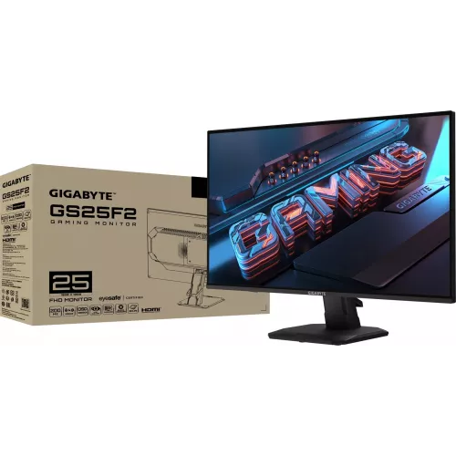 Монитор Gigabyte 24.5" GS25F2 черный IPS LED 16:9 HDMI M/M матовая 300cd 178гр/178гр 1920x1080 200Hz DP FHD 3.11кг