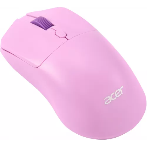 Мышь Acer OMR501 фиолетовый оптическая 1600dpi silent беспров. USB 4but (ZL.MCE11.017)