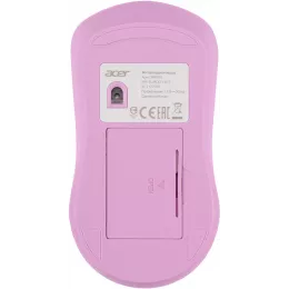 Мышь Acer OMR501 фиолетовый оптическая 1600dpi silent беспров. USB 4but (ZL.MCE11.017)