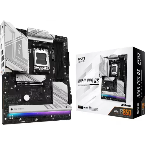Материнская плата Asrock B850 PRO RS Socket AM5 AMD B850 4xDDR5 ATX AC`97 8ch(7.1) 2.5Gg RAID+HDMI