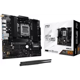 Материнская плата Asrock B850M PRO-A WIFI Socket AM5 AMD B850 4xDDR5 mATX AC`97 8ch(7.1) 2.5Gg RAID+HDMI+DP