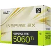 Видеокарта MSI PCI-E 5.0 RTX 5060 TI 16G INSPIRE 2X NVIDIA GeForce RTX 5060TI 16Gb 128bit GDDR7 2572/28000 HDMIx1 DPx3 HDCP Ret