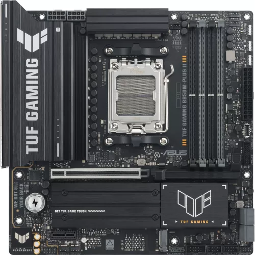 Материнская плата Asus TUF GAMING B850M-PLUS II Socket AM5 AMD B850 4xDDR5 mATX AC`97 8ch(7.1) 2.5Gg RAID+HDMI+DP