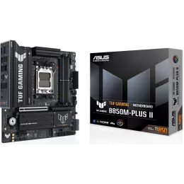 Материнская плата Asus TUF GAMING B850M-PLUS II Socket AM5 AMD B850 4xDDR5 mATX AC`97 8ch(7.1) 2.5Gg RAID+HDMI+DP