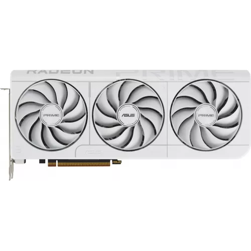 Видеокарта Asus PCI-E 5.0 PRIME-RX9070XT-O16GWHITE AMD Radeon RX 9070XT 16Gb 256bit GDDR6 2460/20000 HDMIx1 DPx3 HDCP Ret