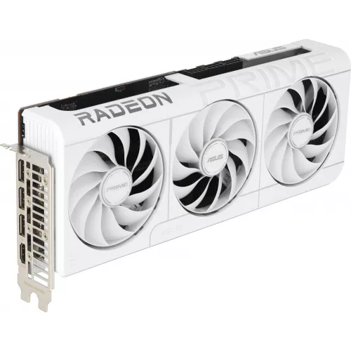 Видеокарта Asus PCI-E 5.0 PRIME-RX9070XT-O16GWHITE AMD Radeon RX 9070XT 16Gb 256bit GDDR6 2460/20000 HDMIx1 DPx3 HDCP Ret